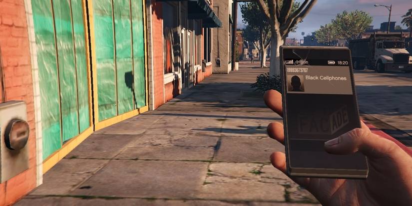 Calling the Black Cellphone in Grand Theft Auto 5