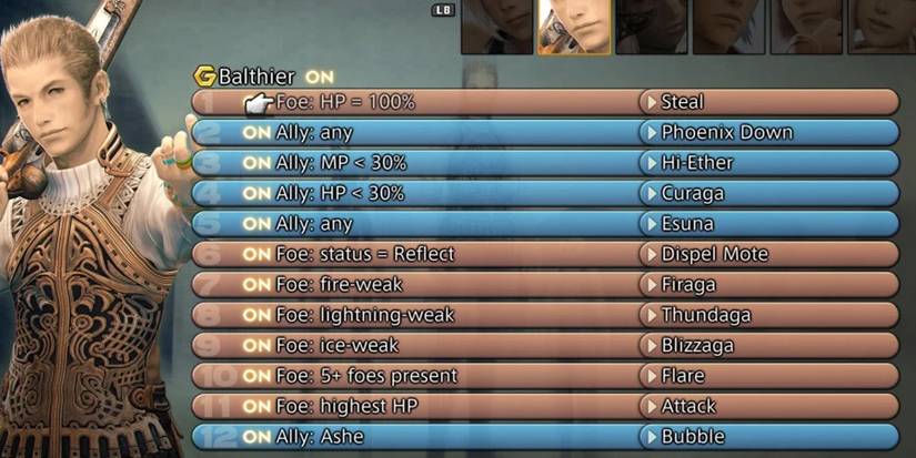 Gambits - FF12 Things That Can Ruin Experience