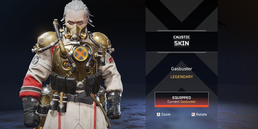 Gasbuster Caustic Lost Treasures Apex Skins You Cant Get