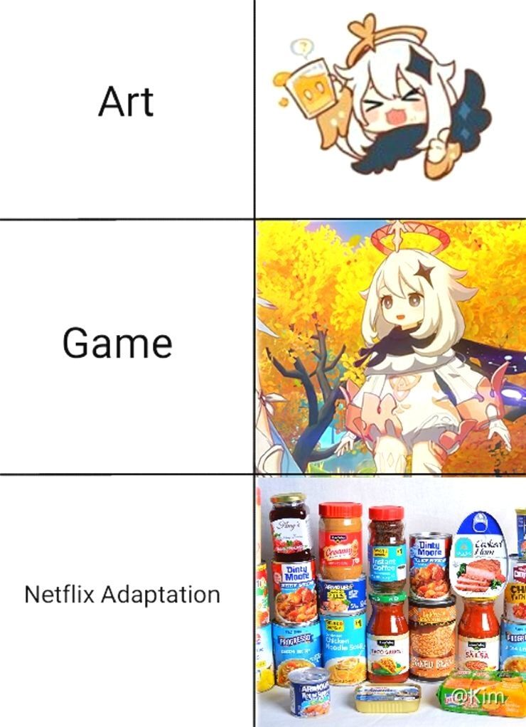 Genshin Impact Netflix Meme