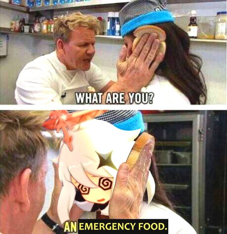Genshin Impact Paimon Sandwich Meme