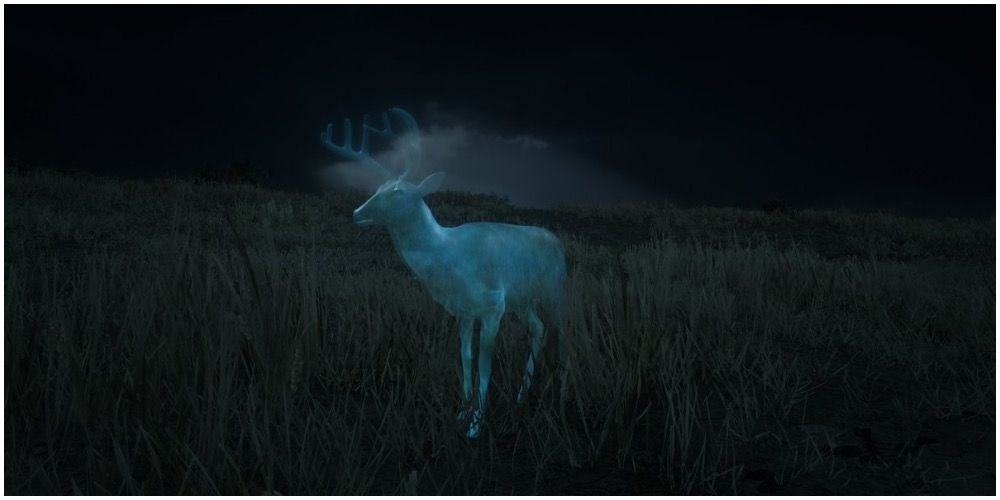 A Ghost Buck in the distance