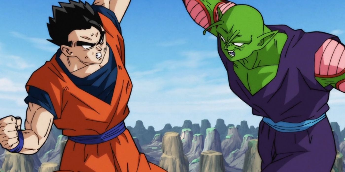Gohan and Piccolo fighting in Dragon Ball Super