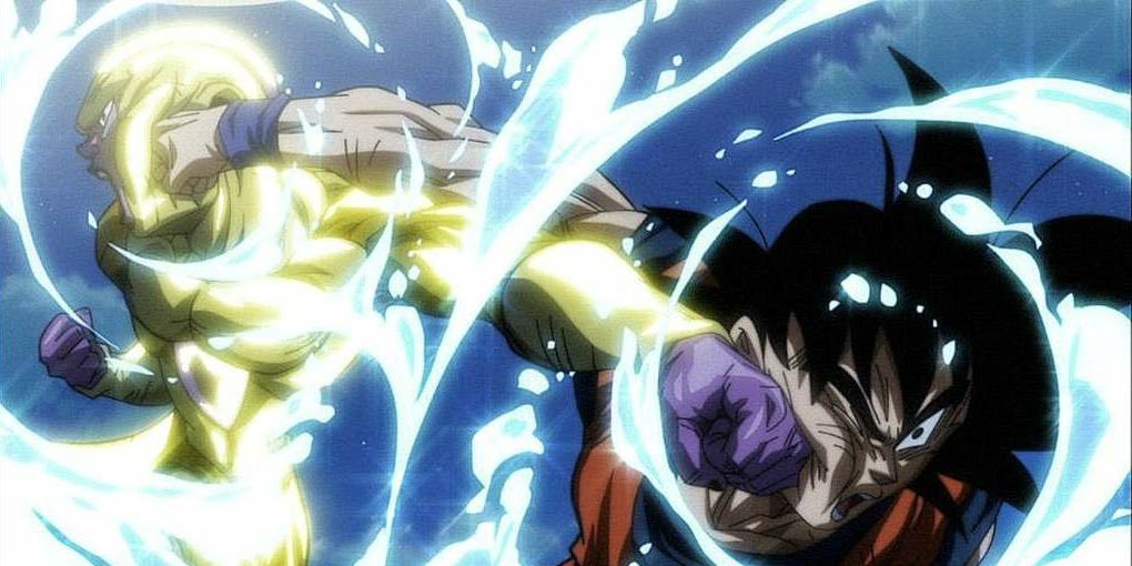 Goku fights Frieza in Dragon Ball Super