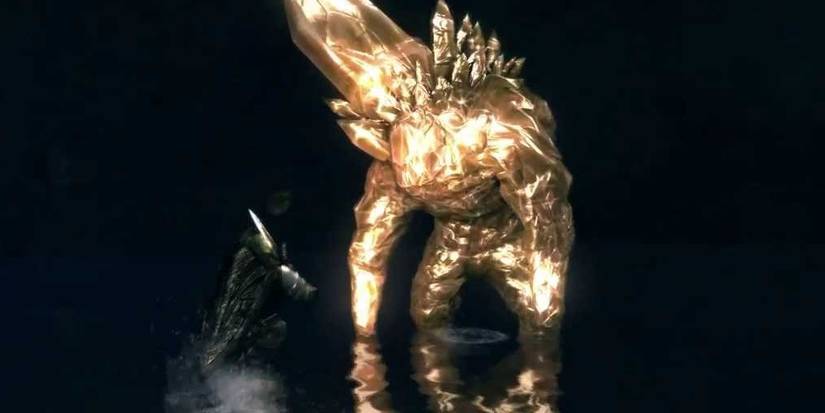 Golden Crystal Golem in Dark Souls