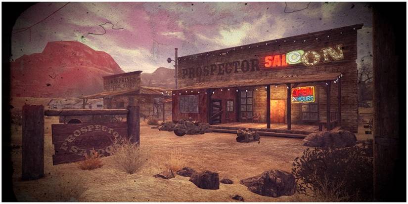The saloon and general store of Goodsprings