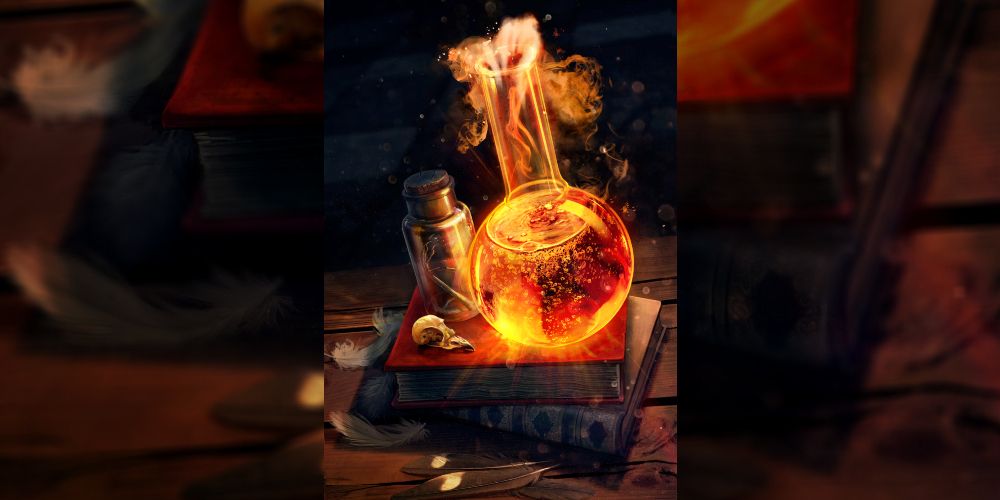 amber potion in gwent.
