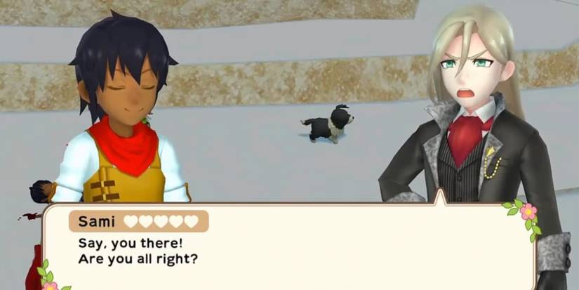 Harvest Moon One World Player with Sami in Snowy Tundra