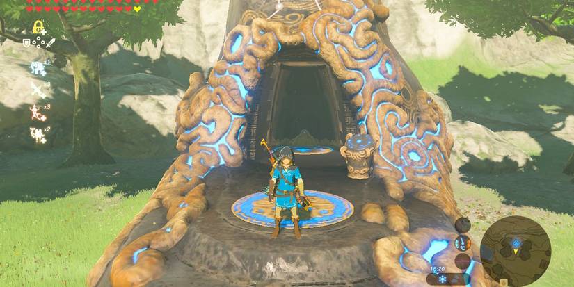 Sheikah Shrine in Hateno Village