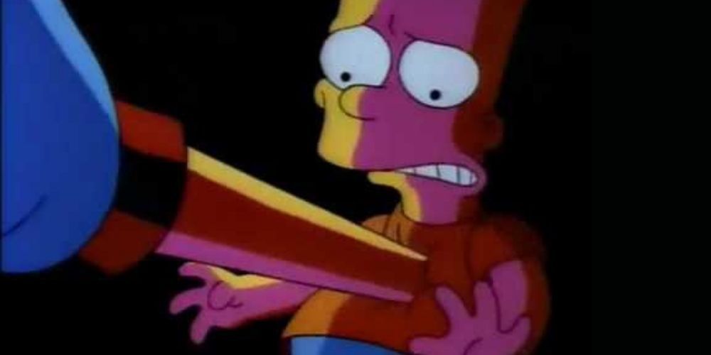 The Simpsons Laura Power Ripping Out Bart's Heart