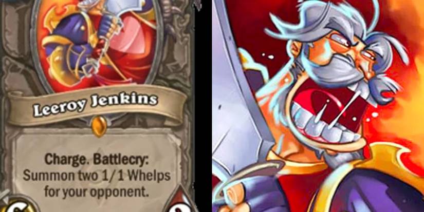 Hearthstone Card - Leeroy Jenkins Trivia World of Warcraft