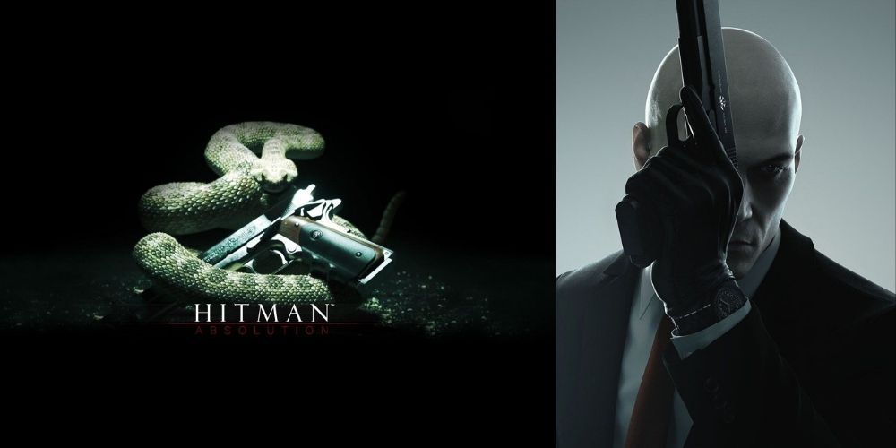Hitman 3 Absolution Poster with Snake and Pistol &amp; Agent 47 Poster