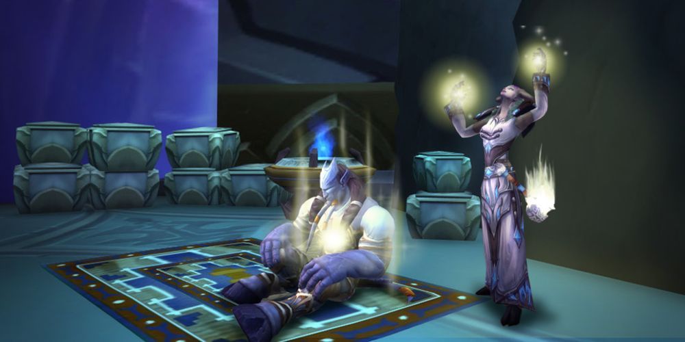 Holy Priest Draenei World of Warcraft Shadowlands