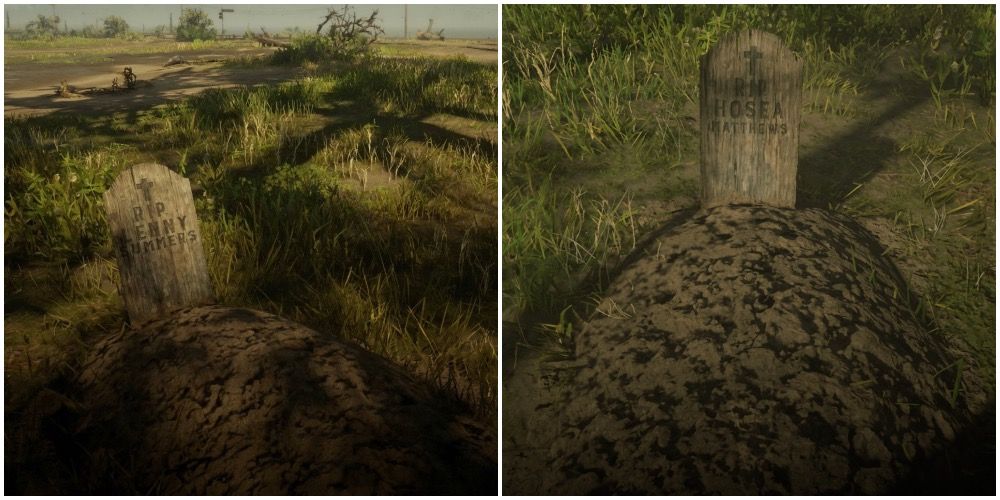 The graves of Hosea and Lenny found near St. Denis