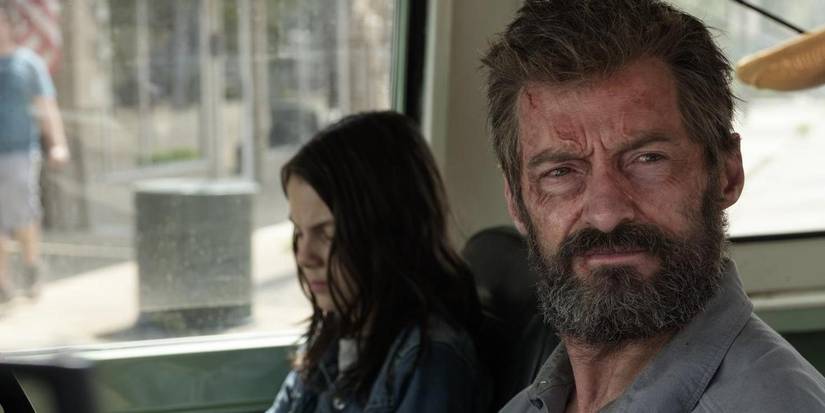 Hugh Jackman and Dafne Keen in Logan