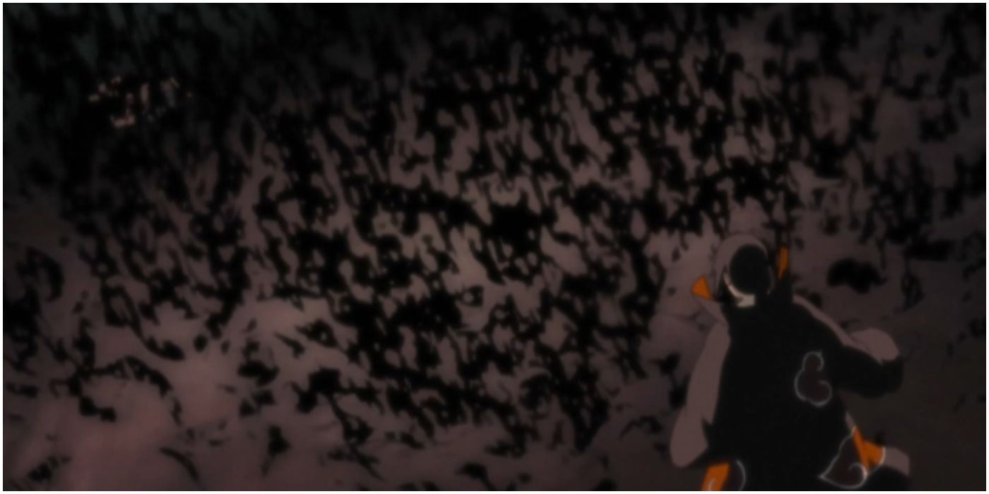 Itachi Uchiha Using Amaterasu to covering the entire battlefield in Naruto: Shippuden