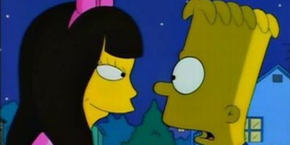 The Simpsons Bart and Jessica Lovejoy