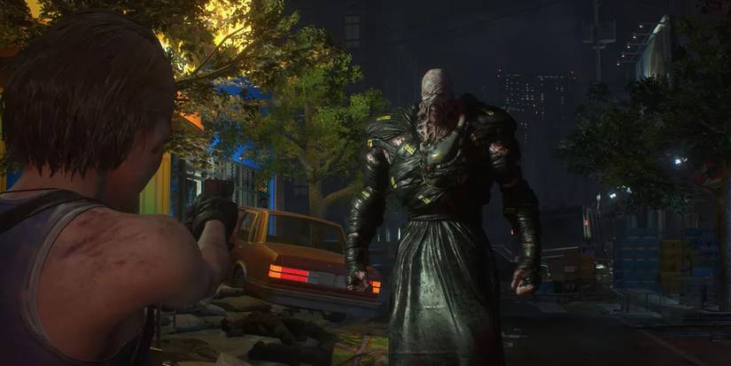 Jill fighting Nemesis - Resident Evil 3 Nemesis Facts