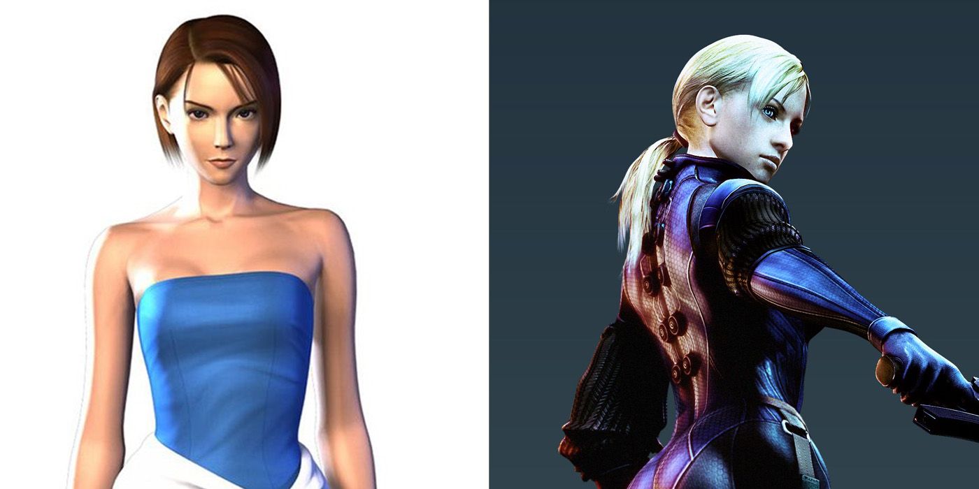 Jill wears Blue - Resident Evil Jill Valentine Facts