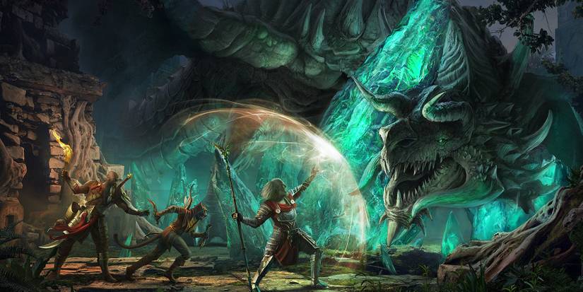 Elder Scrolls Online Elsweyr Kaalgrontiid Fighting Abnur Tharn