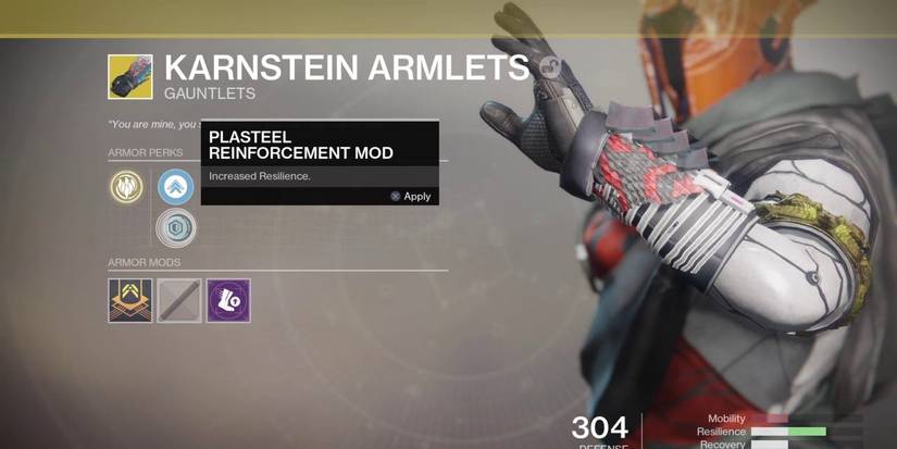 Destiny 2 Karnstein Armlet Exotic Gauntlets