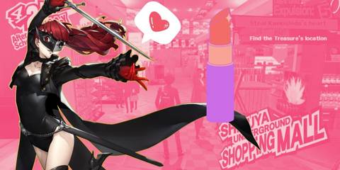 Kasumi with a lipstick