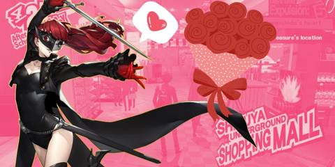 Kasumi with a rose bouquet