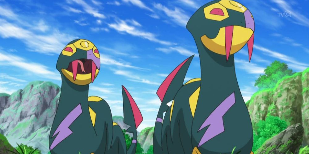 two Seviper in the anime