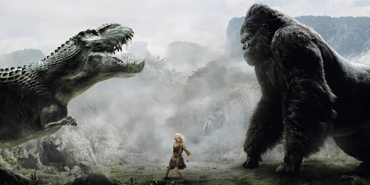 King Kong 2005 t-rex