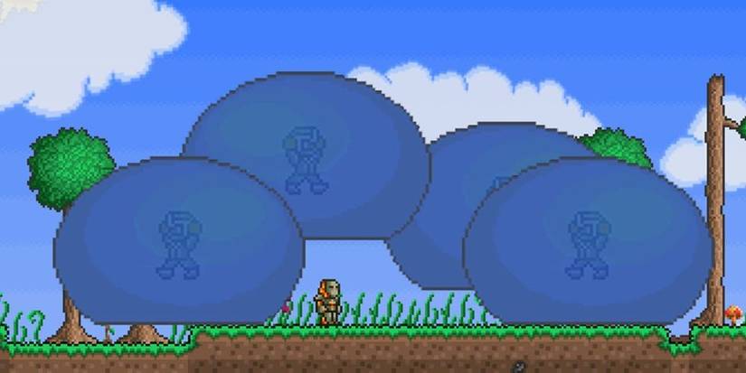 King Slime Multiple Slimes Terraria Boss