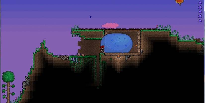 King Slime Trapped Terraria Boss Fight