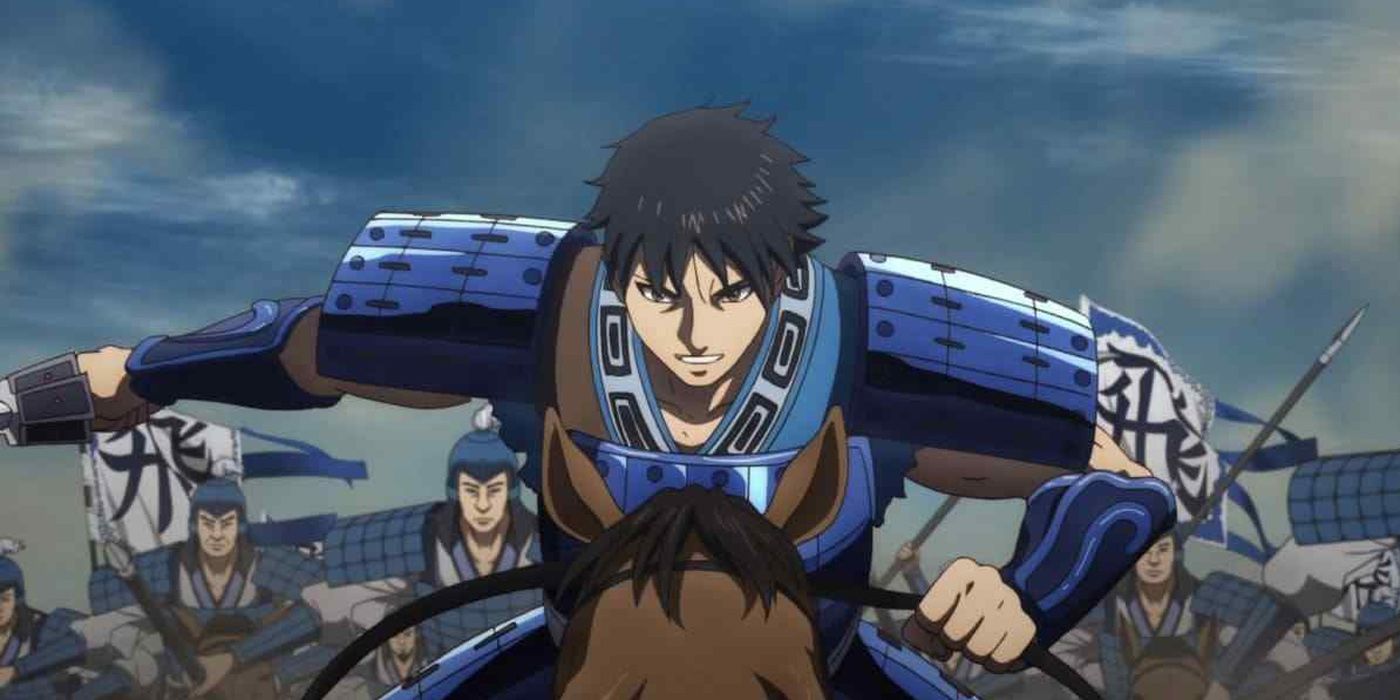 Shin Leading The Charge In An Episode From Season 3 Of Kingdom