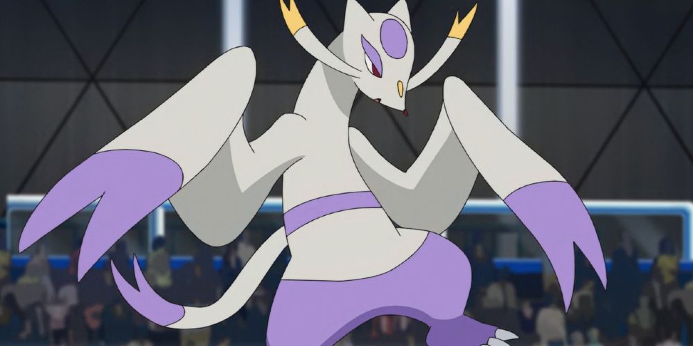 Mienshao in the Pokemon anime