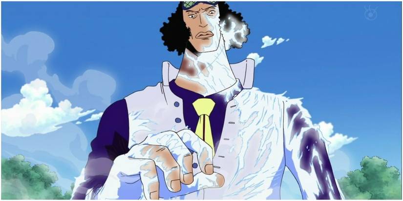 KuzanUTrying To Freeze Luffy