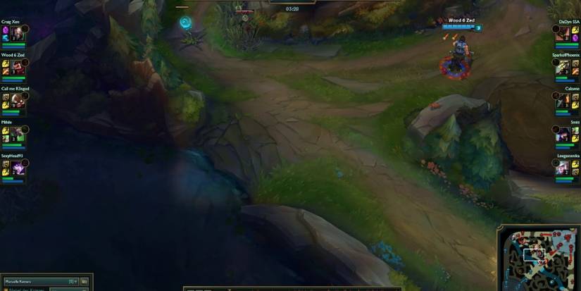 Fog of War Bottom Left Summoner's Rift League