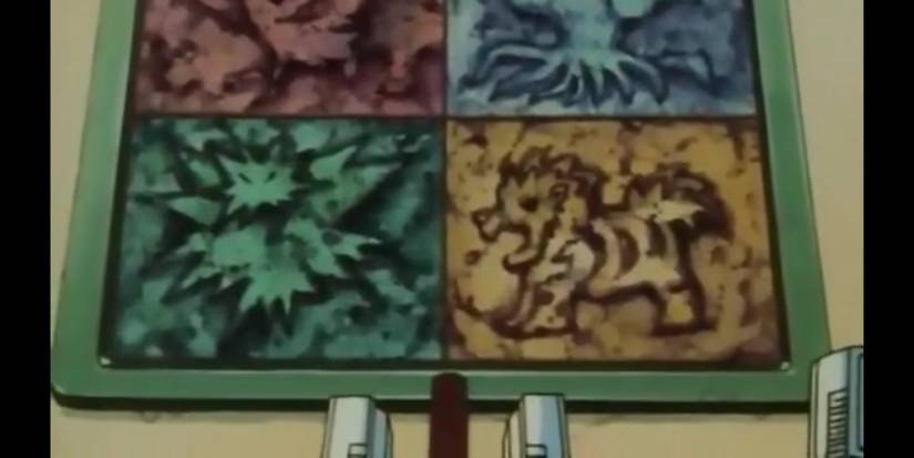 Legendary Mural in the Viridian Pokemon Center