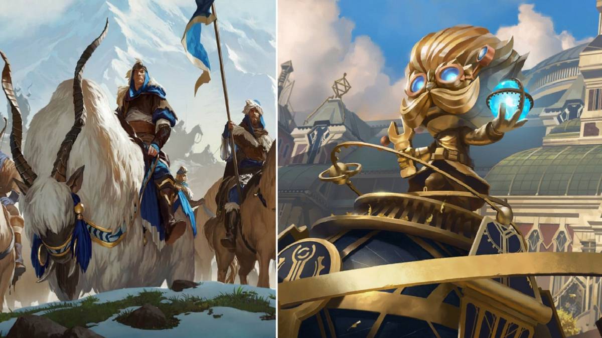 Legends of Runeterra split image Freljord Piltover & Zaun