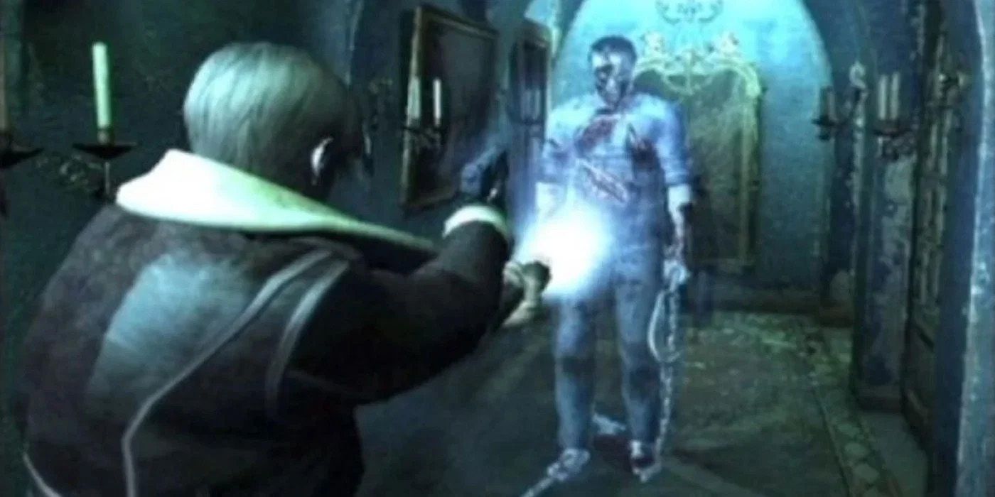 Леон в прототипе RE4 - Resident Evil Leon Kennedy Trivia