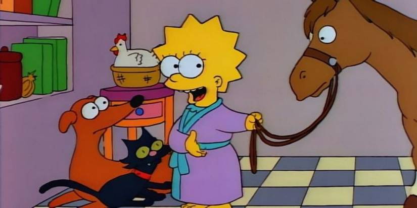 The Simpsons Lisa and Her Pony