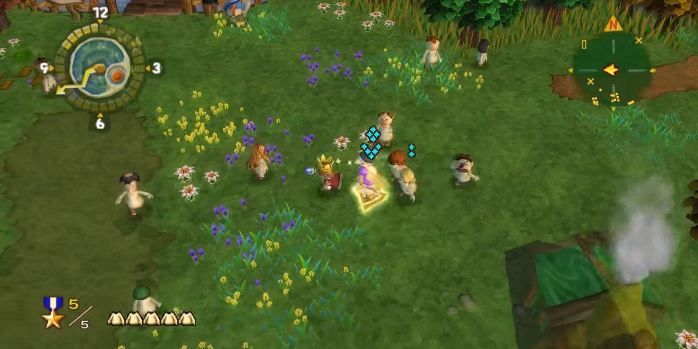 Little Kings Story Wii прогуливается по деревне