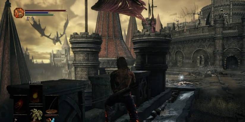 The Lothric Wyvern Takes Flight In Dark Souls III