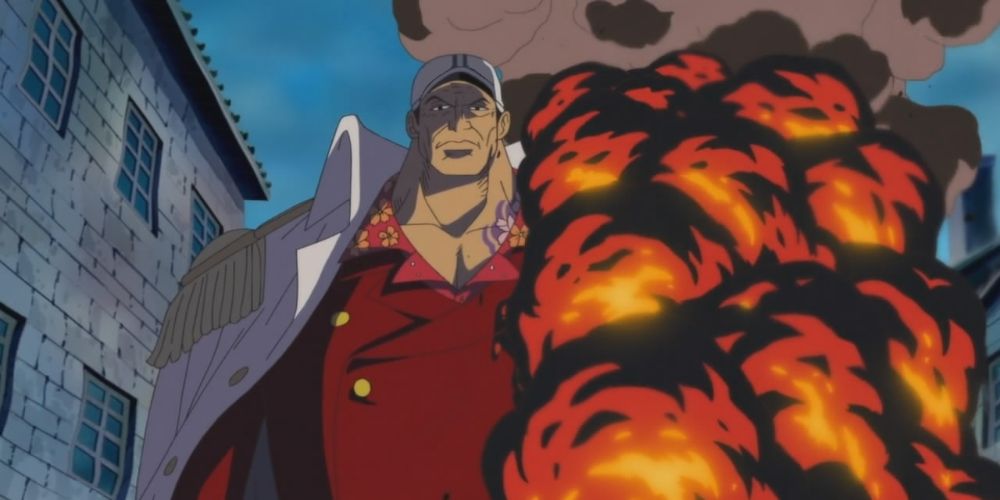 One Piece Magu Magu no Mi Sakazuki Devil Fruit Magma Marine Admiral Logia