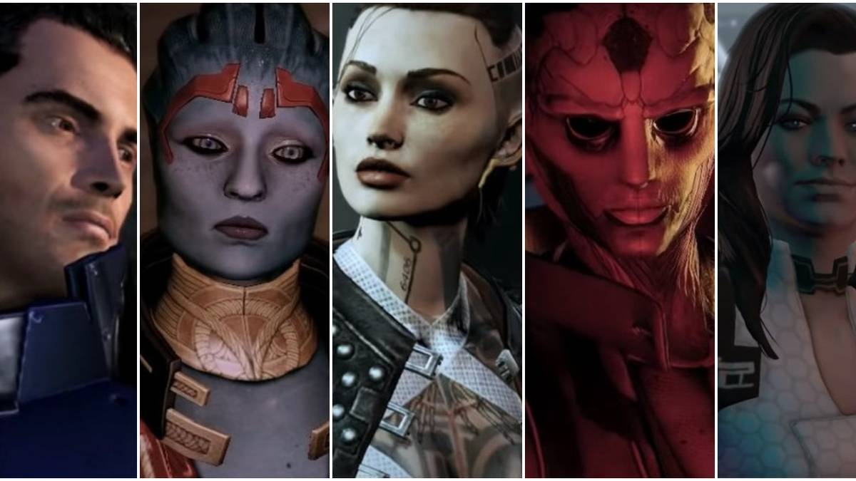 Mass effect Kaiden, Samara, Jack, Thane and Miranda