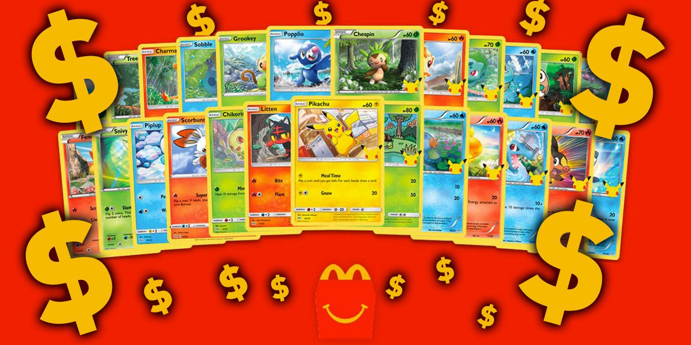 Mcdonalds Pokemon Cards Money
