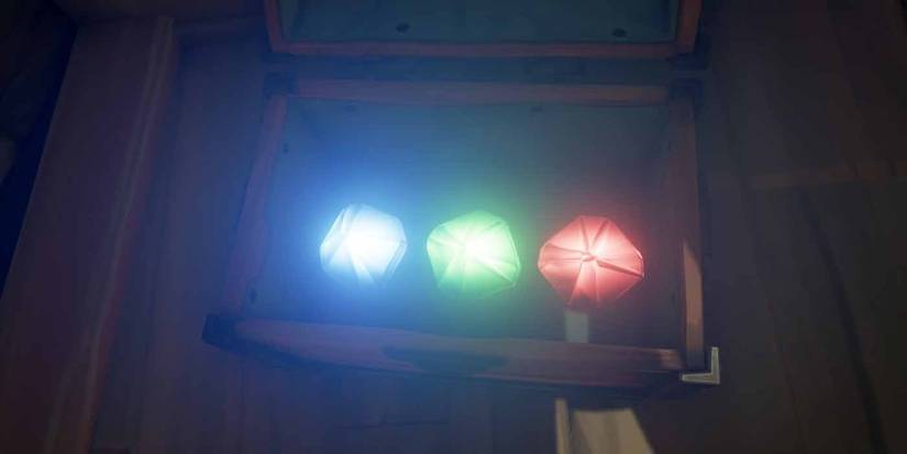 One of each of the Mermaid Gems in Sea of Thieves