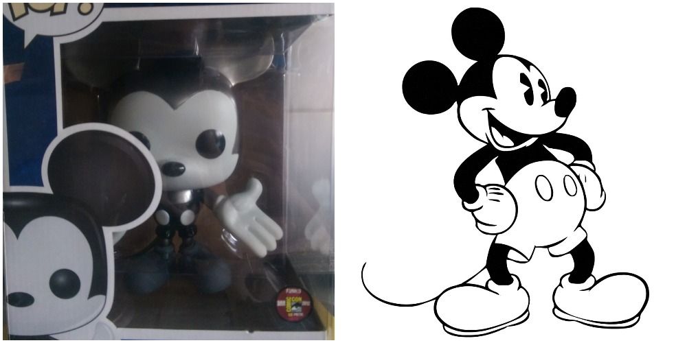 Mickey Mouse (Black & White)