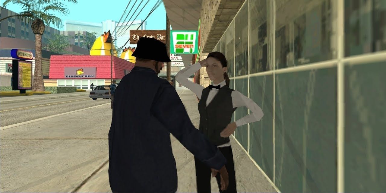 CJ и Милли Перкинс из Grand Theft Auto San Andreas