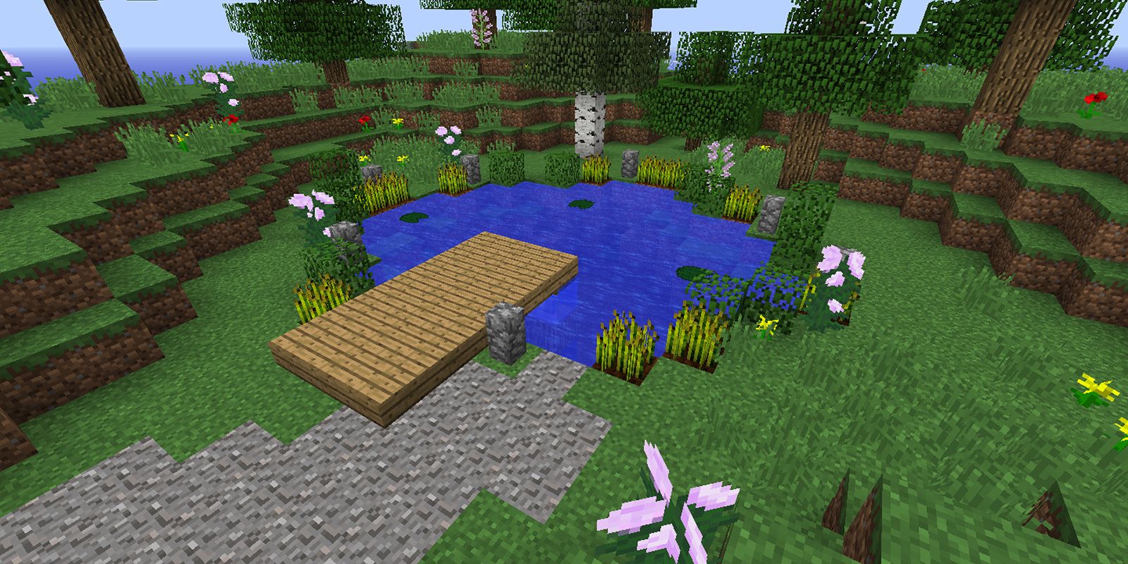 Minecraft Fishing Pond