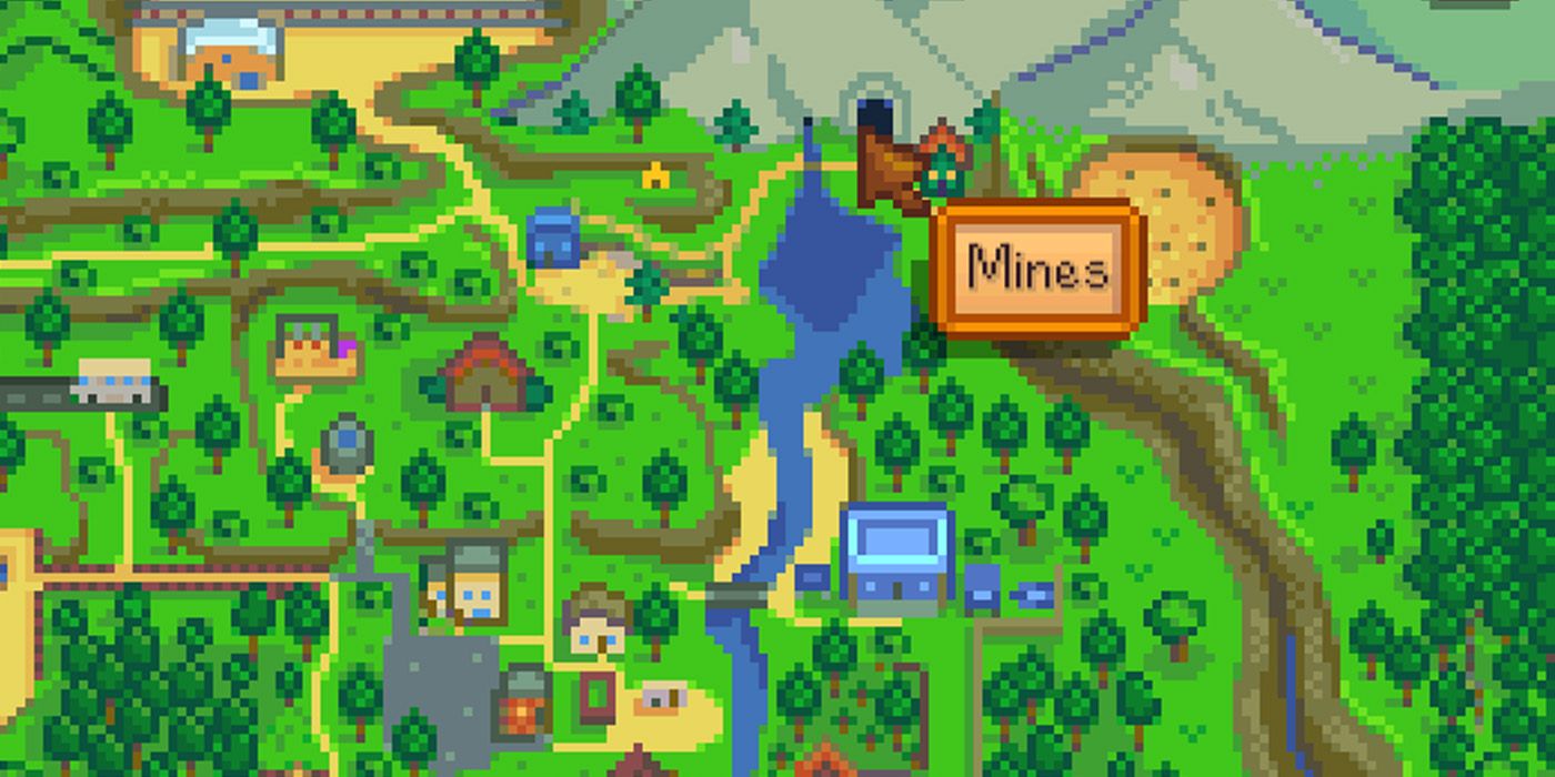 Mines Location - Stardew Valley MInes Tips