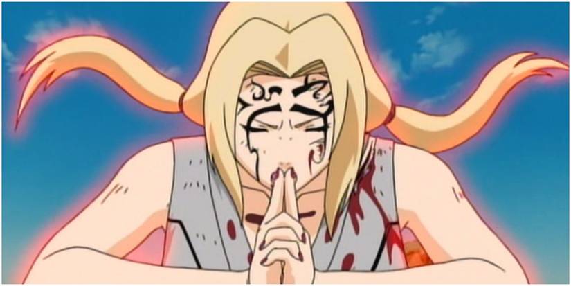 Tsunade Using Her Secret Technique